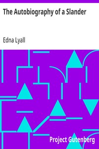 Cover of The Autobiography of a Slander