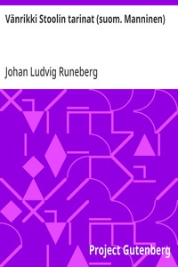 Cover of Vänrikki Stoolin tarinat (suom. Manninen)