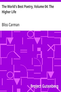Cover of The World's Best Poetry, Volume 04: The Higher Life