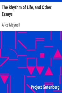 Cover of The Rhythm of Life, and Other Essays