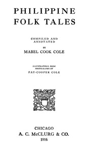 Cover of Philippine Folk Tales