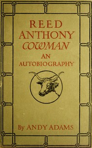Cover of Reed Anthony, Cowman: An Autobiography