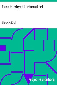 Cover of Runot; Lyhyet kertomukset