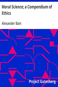 Cover of Moral Science; a Compendium of Ethics