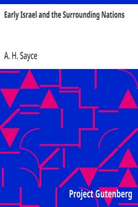 Cover of Early Israel and the Surrounding Nations