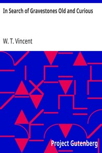 Cover of In Search of Gravestones Old and Curious