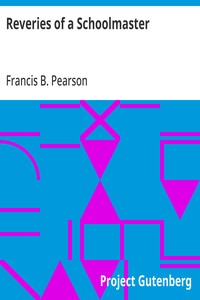 Cover of Reveries of a Schoolmaster