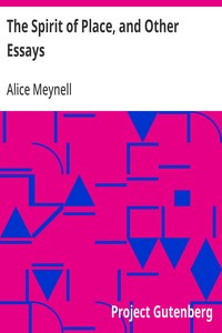 Cover of The Spirit of Place, and Other Essays