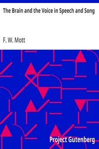 Cover of The Brain and the Voice in Speech and Song