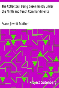 Cover of The Collectors: Being Cases mostly under the Ninth and Tenth Commandments