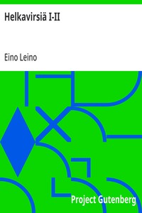 Cover of Helkavirsiä I-II