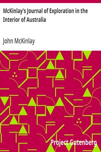 Cover of McKinlay's Journal of Exploration in the Interior of Australia