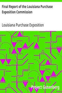 Cover of Final Report of the Louisiana Purchase Exposition Commission