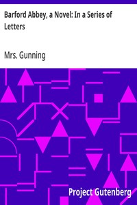 Cover of Barford Abbey, a Novel: In a Series of Letters