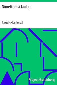 Cover of Nimettömiä lauluja