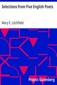 Cover of Selections from Five English Poets