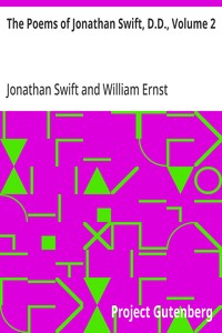 Cover of The Poems of Jonathan Swift, D.D., Volume 2