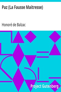 Cover of Paz (La Fausse Maitresse)