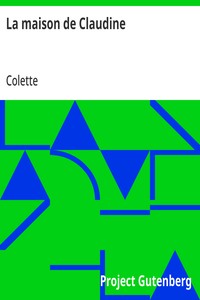 Cover of La maison de Claudine