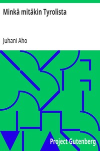Cover of Minkä mitäkin Tyrolista
