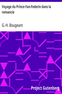 Cover of Voyage du Prince Fan-Federin dans la romancie