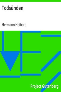 Cover of Todsünden