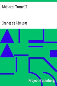 Cover of Abélard, Tome II