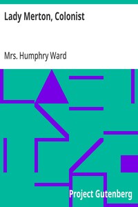 Cover of Lady Merton, Colonist