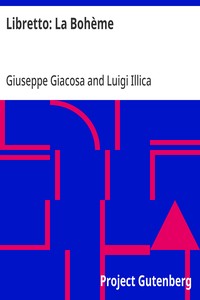 Cover of Libretto: La Bohème