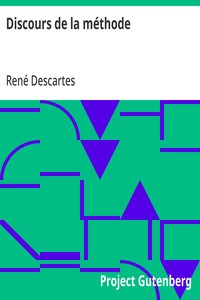 Cover of Discours de la méthode