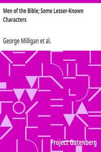 Cover of Men of the Bible; Some Lesser-Known Characters