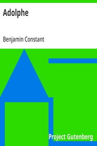 Cover of Adolphe