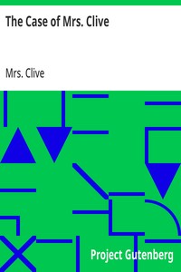 Cover of The Case of Mrs. Clive