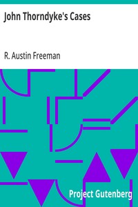 Cover of John Thorndyke's Cases related by Christopher Jervis and edited by R. Austin Freeman