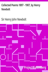 Cover of Collected Poems 1897 - 1907, by Henry Newbolt