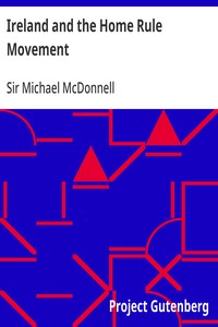 Cover of Ireland and the Home Rule Movement