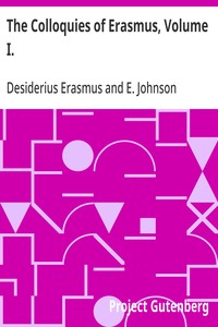 Cover of The Colloquies of Erasmus, Volume I.