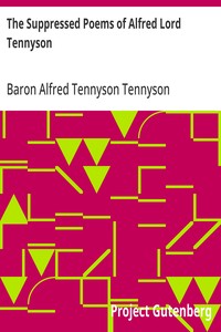 Cover of The Suppressed Poems of Alfred Lord Tennyson