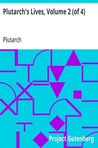 Cover of Plutarch's Lives, Volume 2 (of 4)