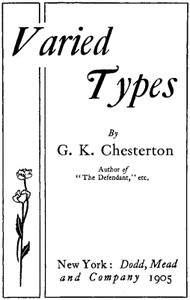Cover of Varied Types