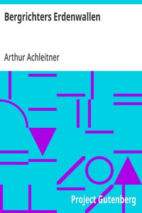 Cover of Bergrichters Erdenwallen