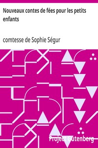 Cover of Nouveaux contes de fées pour les petits enfants