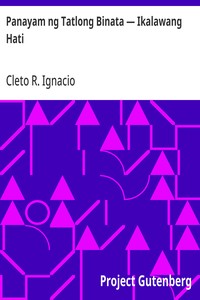 Cover of Panayam ng Tatlong Binata — Ikalawang Hati