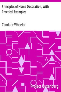 Cover of Principles of Home Decoration, With Practical Examples
