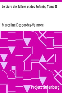 Cover of Le Livre des Mères et des Enfants, Tome II