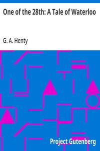 Cover of One of the 28th: A Tale of Waterloo