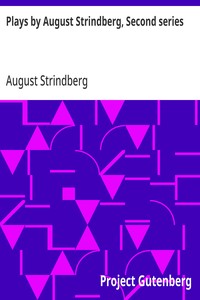 Cover of Plays by August Strindberg, Second series