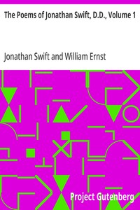 Cover of The Poems of Jonathan Swift, D.D., Volume 1