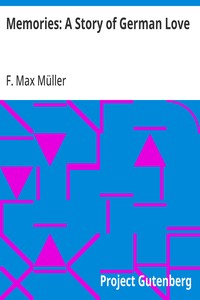 Cover of Memories: A Story of German Love