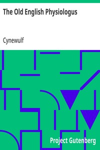 Cover of The Old English Physiologus